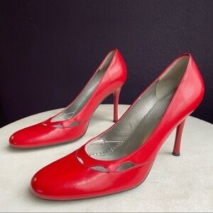 Red Leather Heels